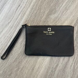 Kate Spade Black Wristlet